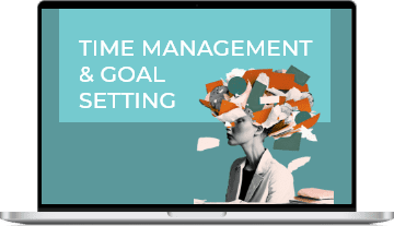 Time management and goal setting Laptop